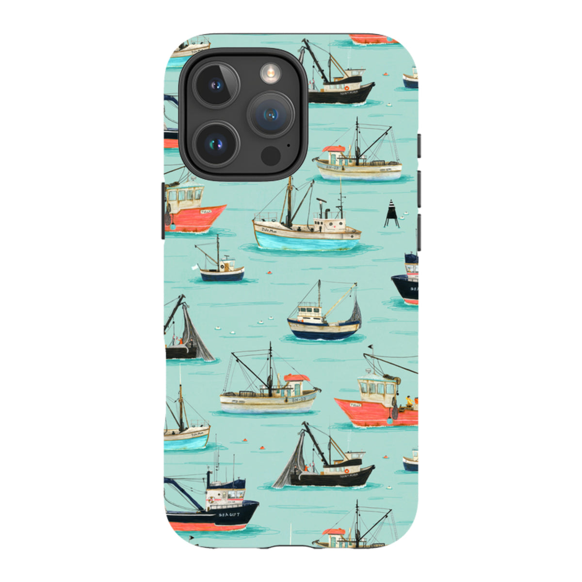 iPhone MagSafe Tough Case - Fishing Boats By Katherine Quinn