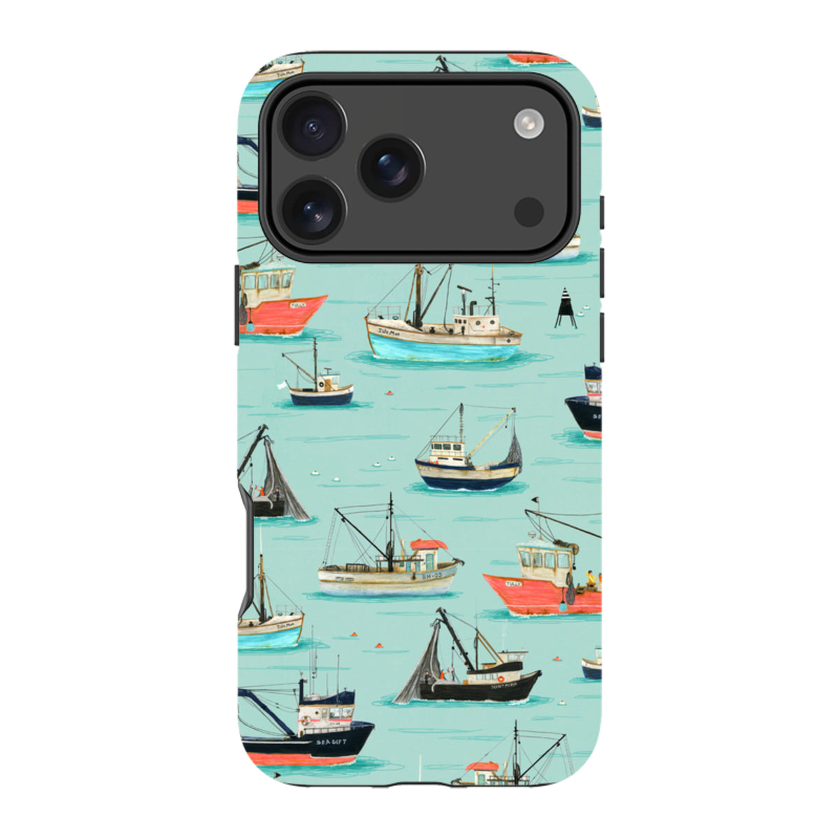 iPhone MagSafe Tough Case - Fishing Boats By Katherine Quinn