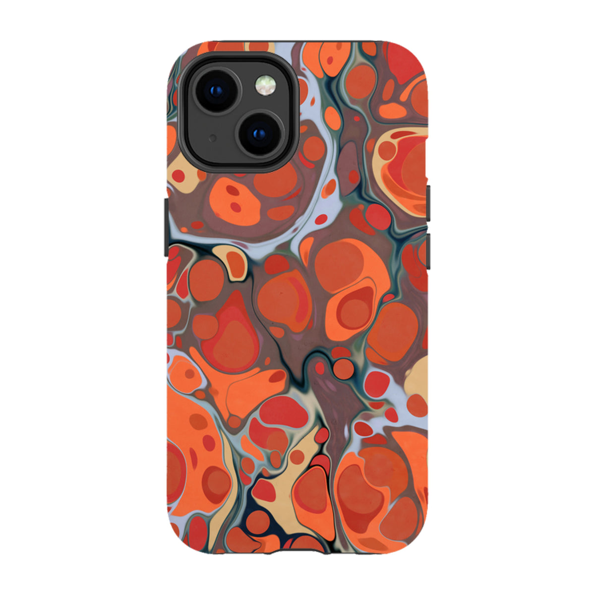iPhone MagSafe Tough Case -  Flaming Volcano