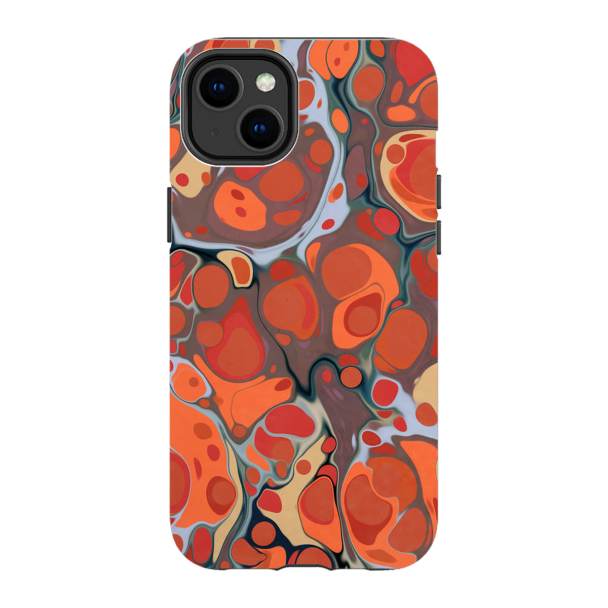 iPhone MagSafe Tough Case -  Flaming Volcano