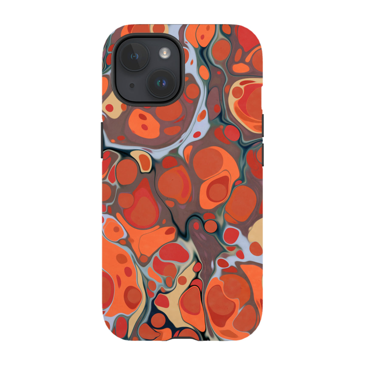 iPhone MagSafe Tough Case -  Flaming Volcano