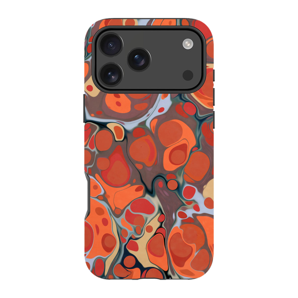 iPhone MagSafe Tough Case -  Flaming Volcano