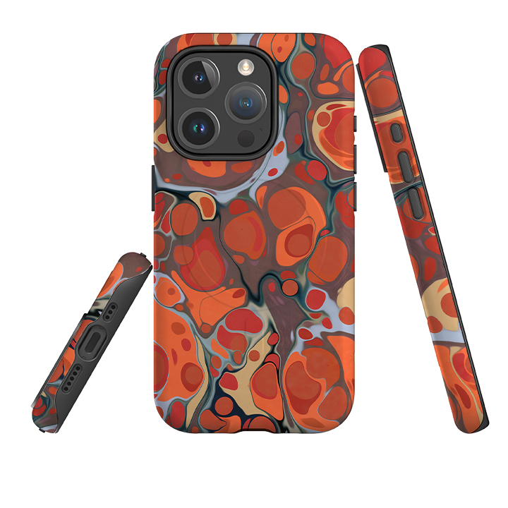 iPhone MagSafe Tough Case -  Flaming Volcano