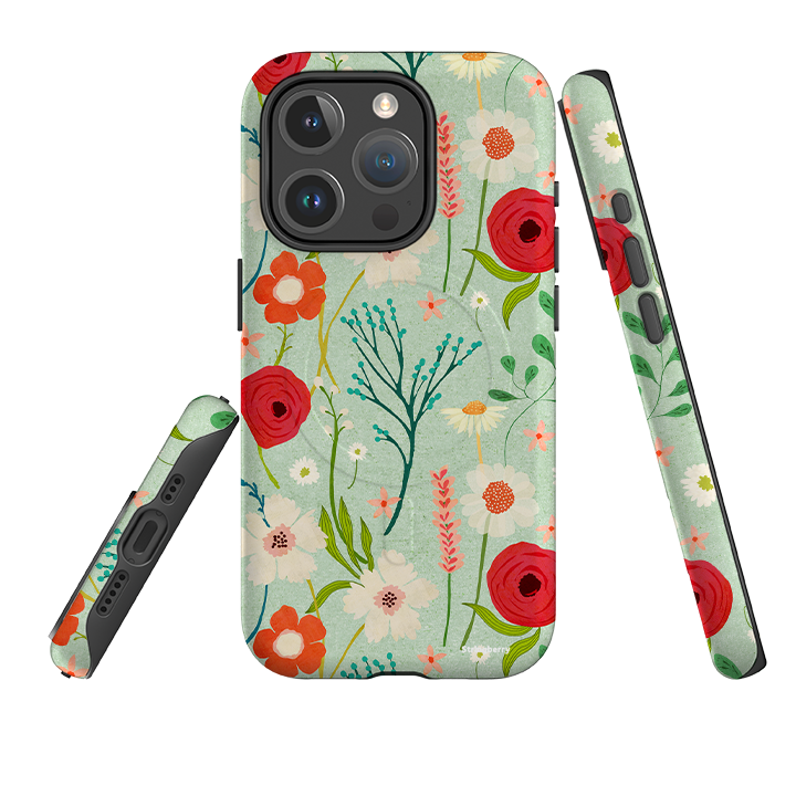 iPhone MagSafe Tough Case - Floral By Katherine Quinn