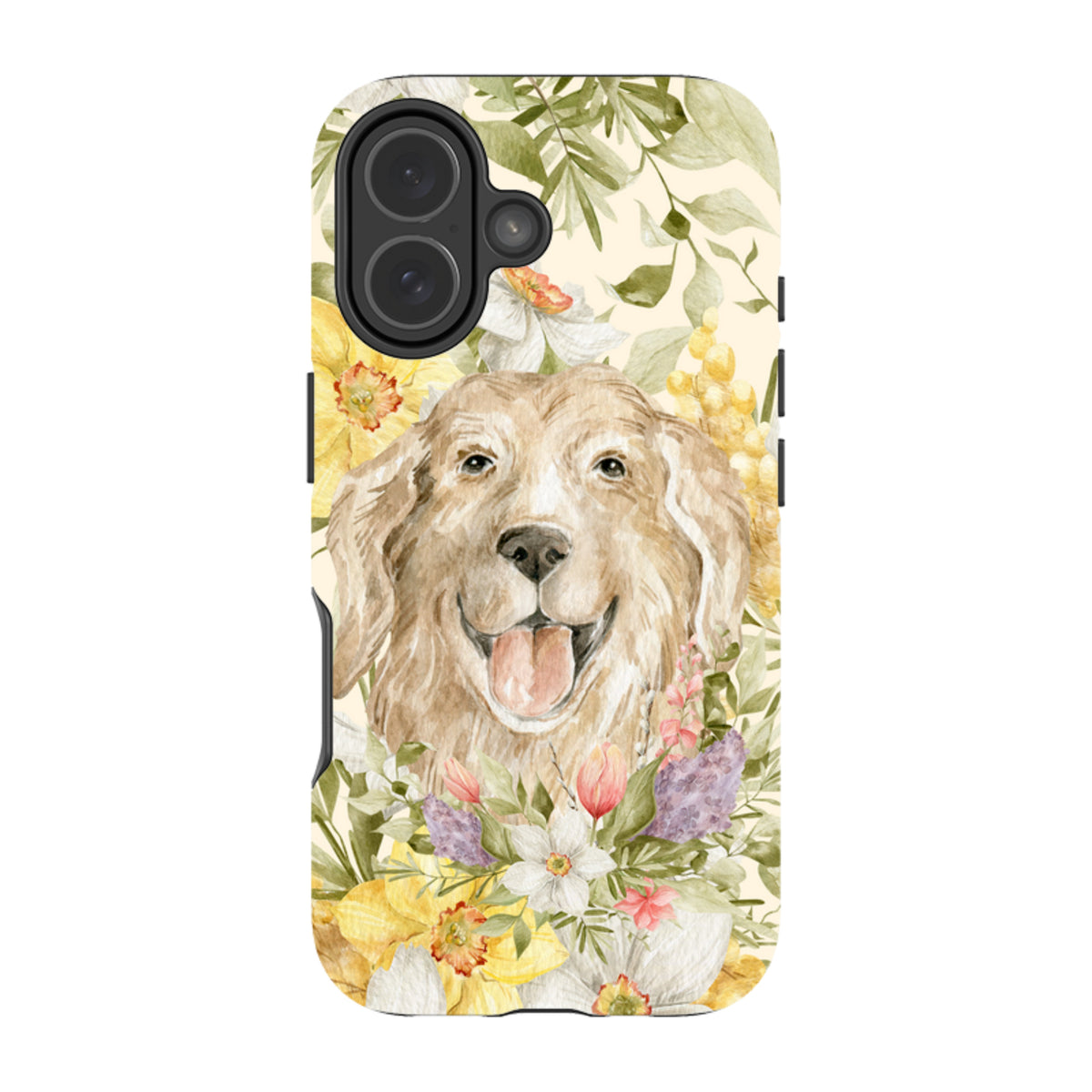 iPhone MagSafe Tough Case – Floral Dog