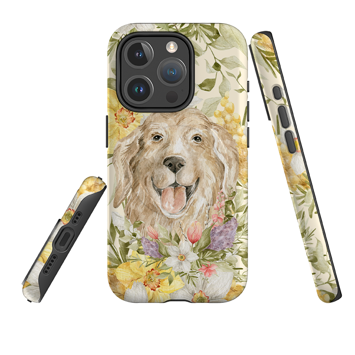 iPhone MagSafe Tough Case -  Floral Dog