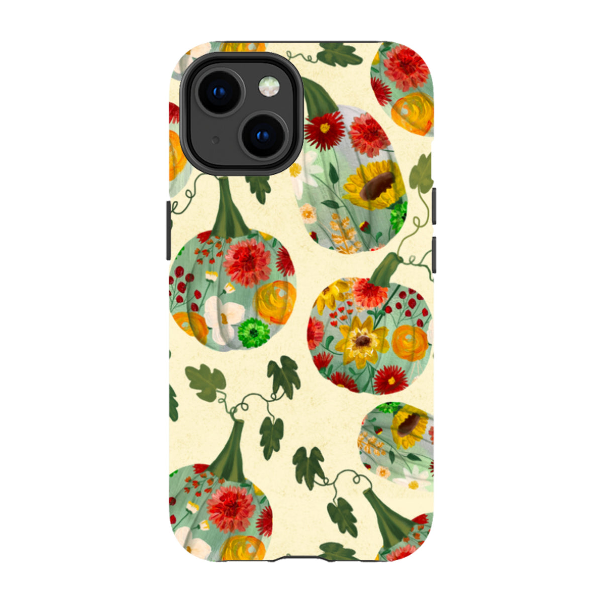 iPhone MagSafe Tough Case - Floral Pumpkins By Abby Jacobs