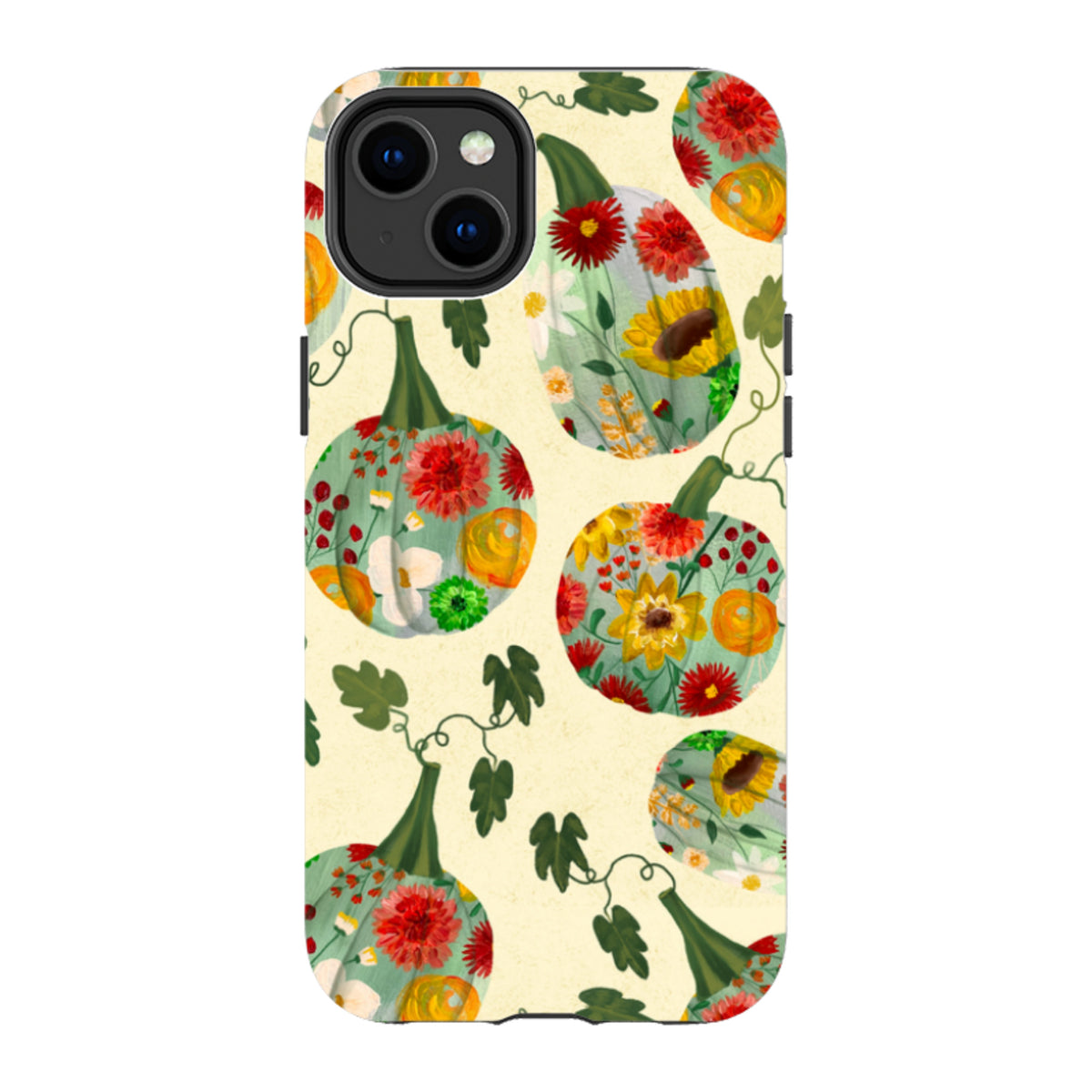 iPhone MagSafe Tough Case - Floral Pumpkins By Abby Jacobs