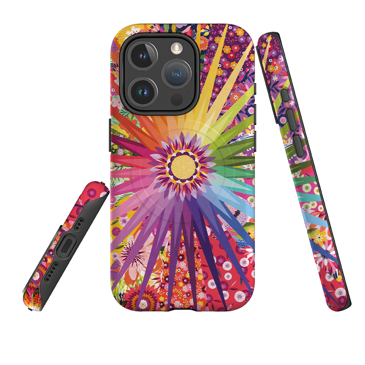 iPhone MagSafe Tough Case - Floral Sunshine I By Ali Brookes
