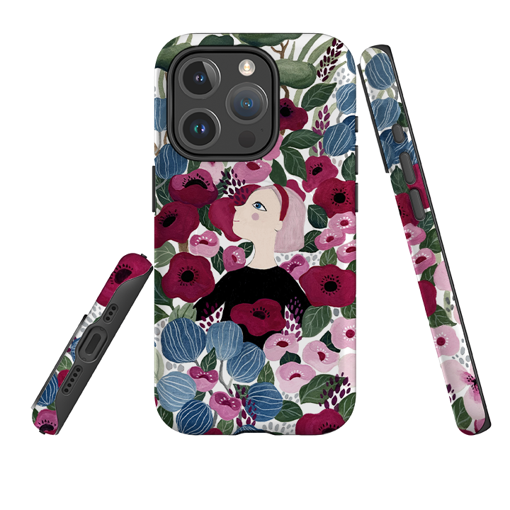 iPhone MagSafe Tough Case - Flower Garden By Bex Parkin