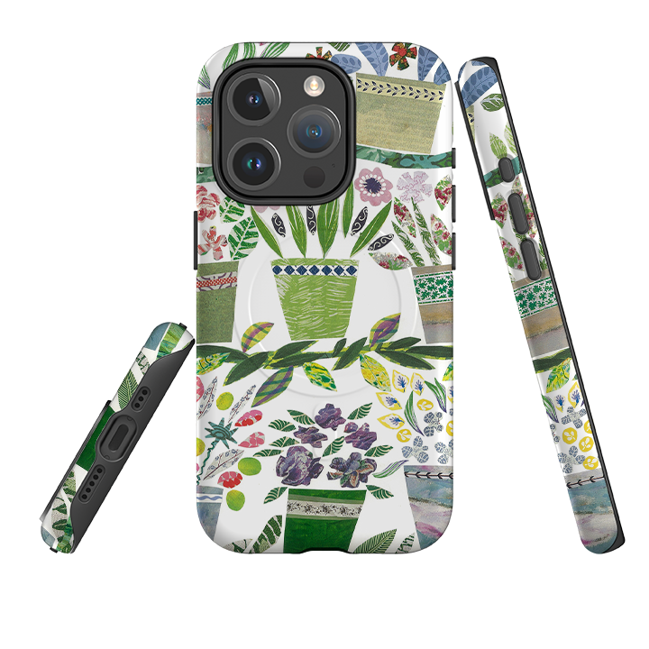 iPhone MagSafe Tough Case -  Flower Pots By Jane Robbins