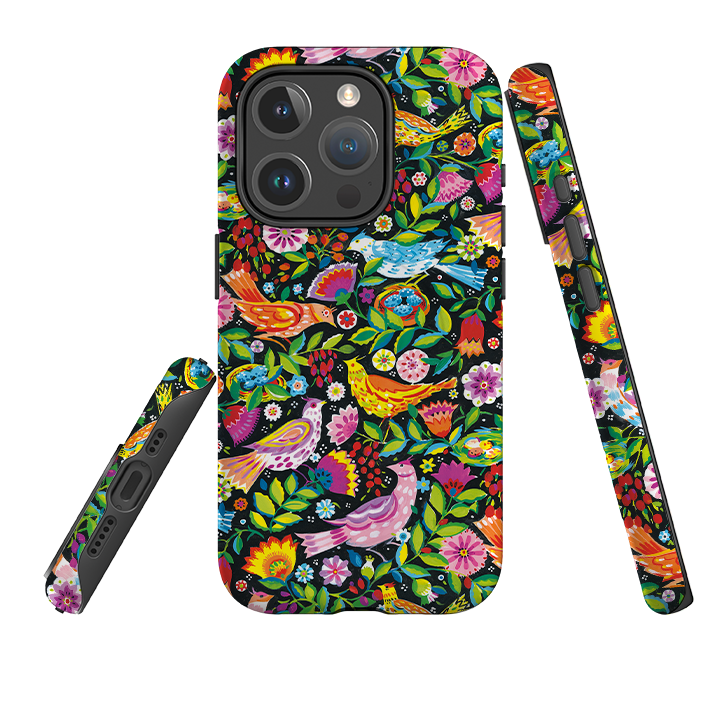 iPhone MagSafe Tough Case -  Folk Birds By Sarah Campbell