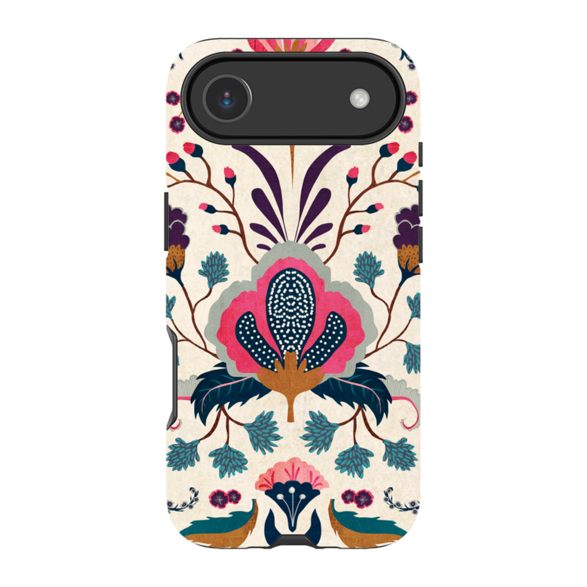 iPhone MagSafe Tough Case - Folk Floral By Katherine Quinn
