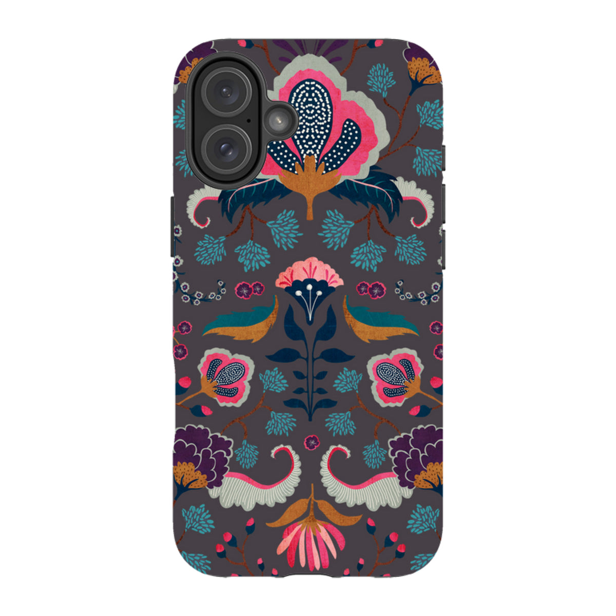 iPhone MagSafe Tough Case - Folk Floral II By Katherine Quinn