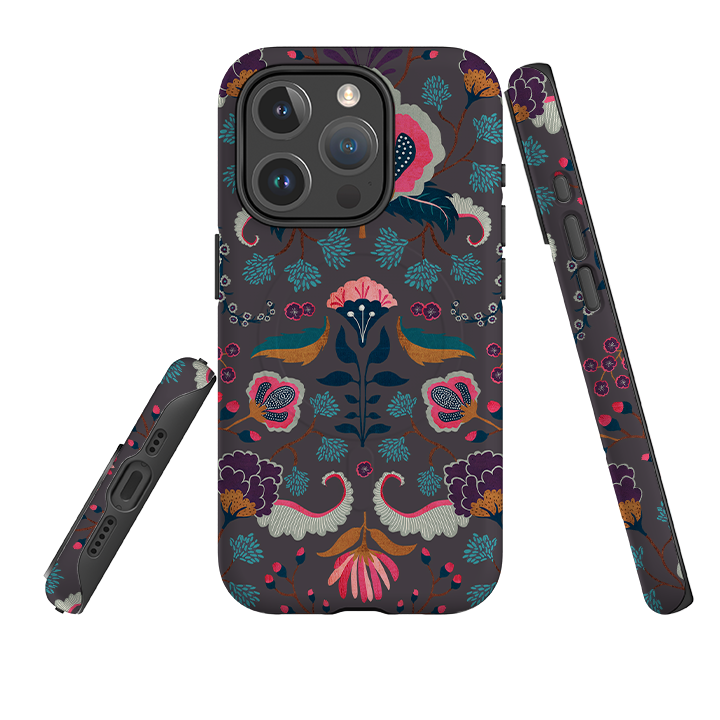 iPhone MagSafe Tough Case – Folk Floral II von Katherine Quinn