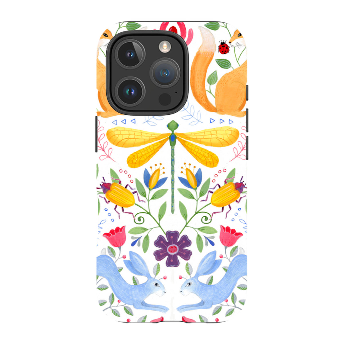 iPhone MagSafe Tough Case - Folk Garden By Bex Parkin