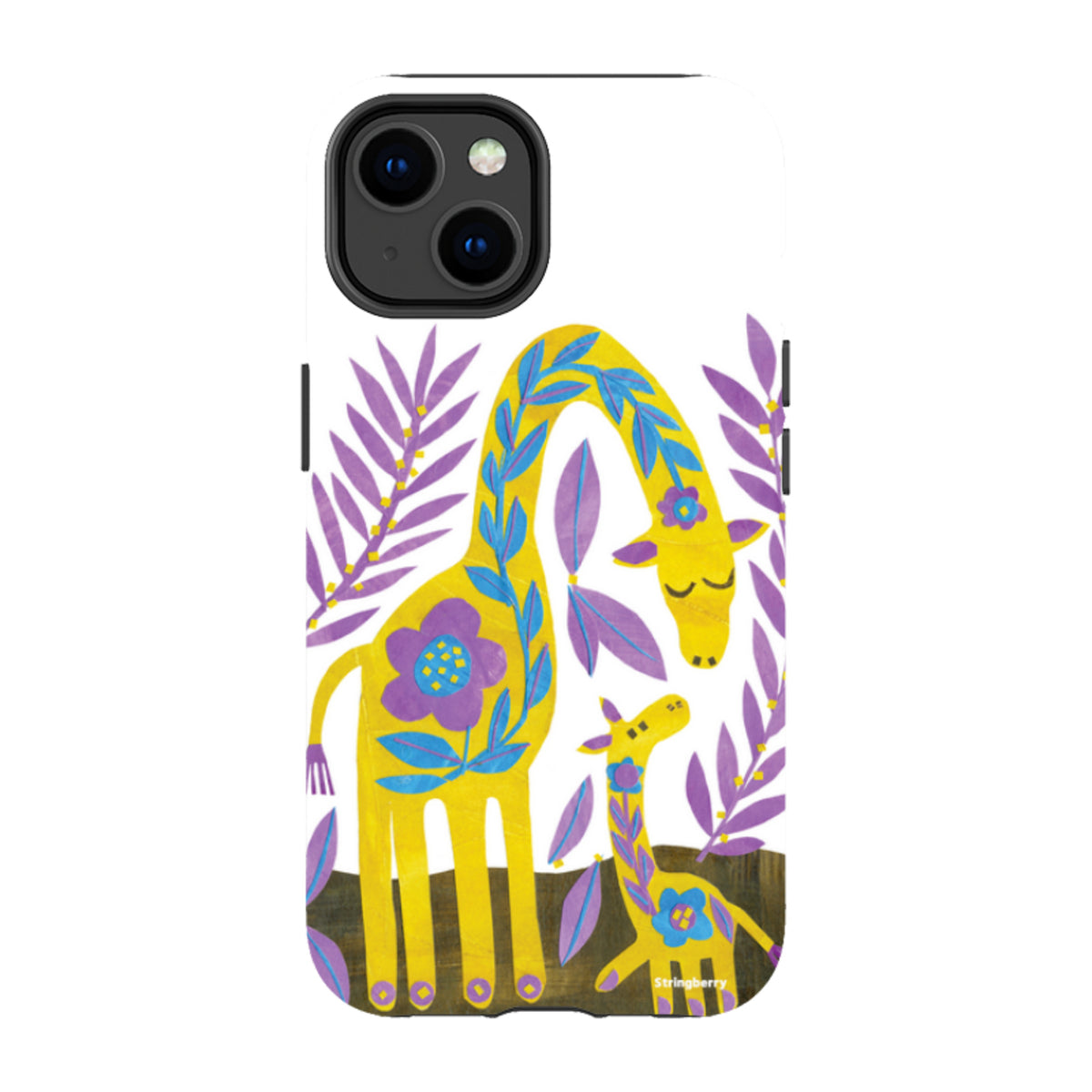 iPhone MagSafe Tough Case - Folk Giraffes By Tracey English