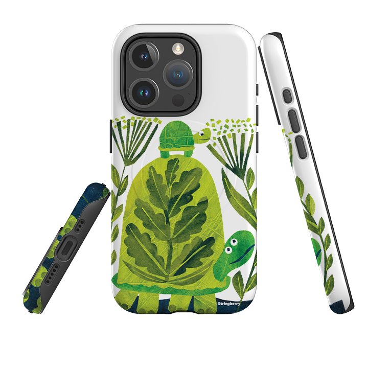 iPhone MagSafe Tough Case - Folk Tortoise By Tracey English