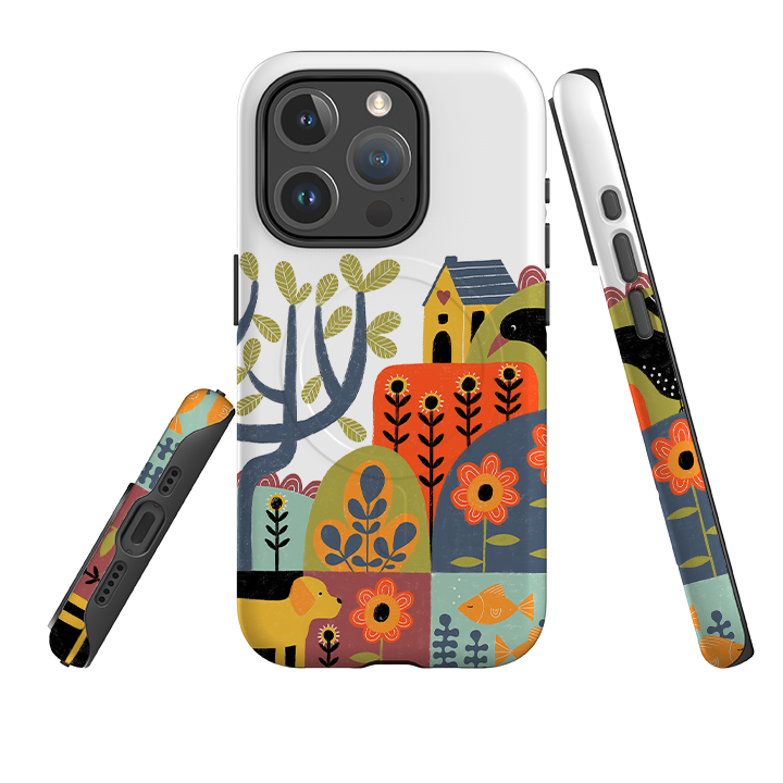iPhone MagSafe Tough Case -  Folkscape By Suzy Taylor