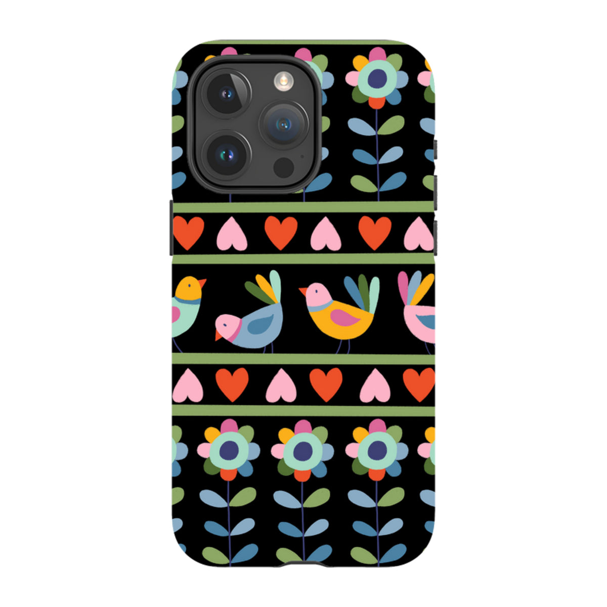 iPhone MagSafe Tough Case -  Folky Birds II By Suzy Taylor