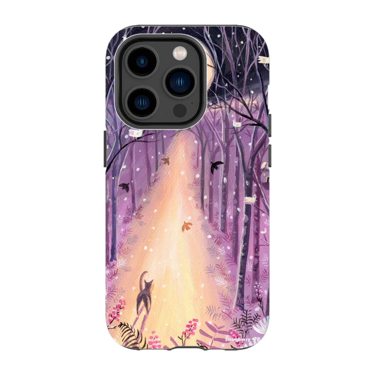 iPhone MagSafe Tough Case - Forest Cat By Mary Stubberfield
