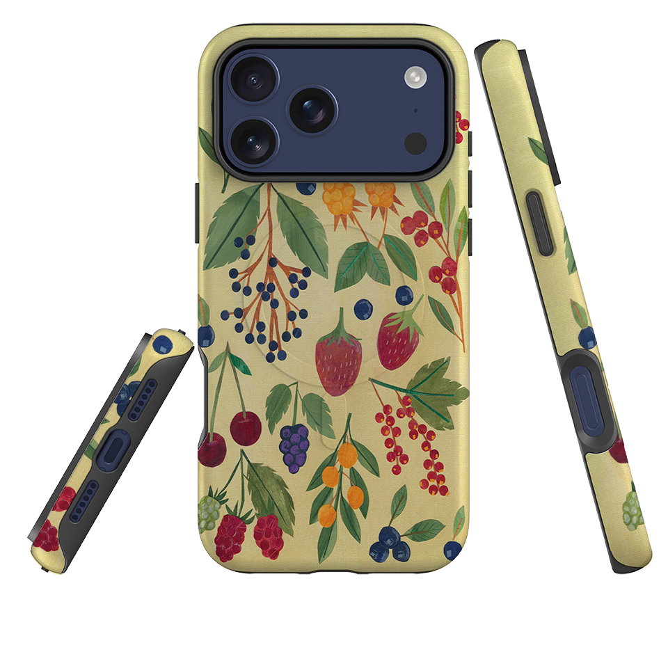 iPhone MagSafe Tough Case - Forest Fruit By Tracey English
