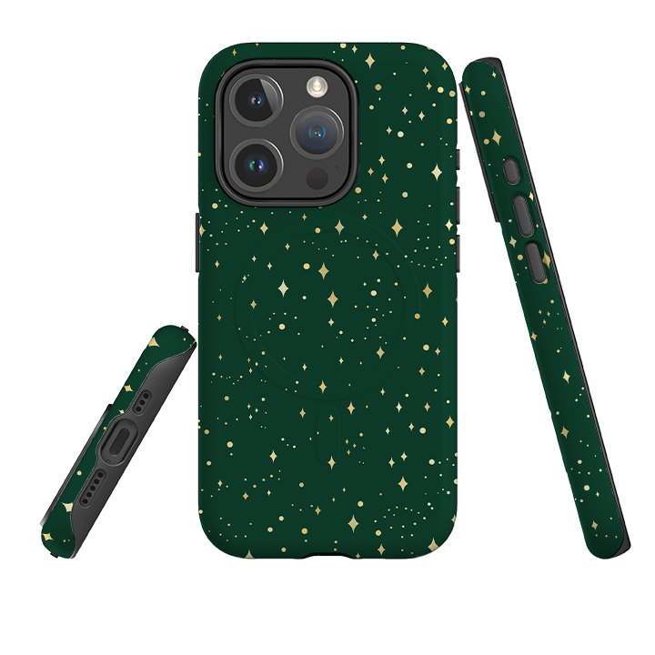 iPhone MagSafe Tough Case -  Forest Green Cosmos