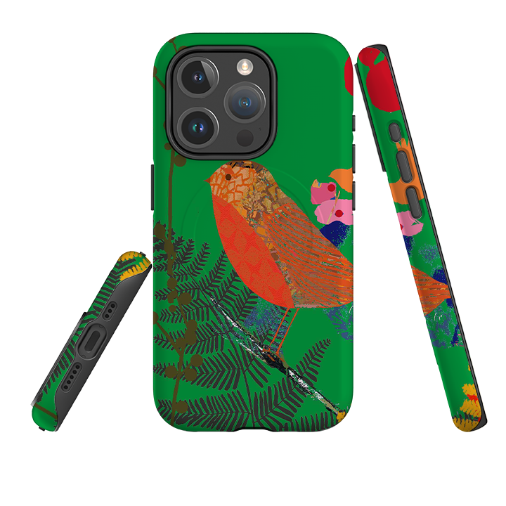 iPhone MagSafe Tough Case -  Forest Robin By Tiffany Lynch