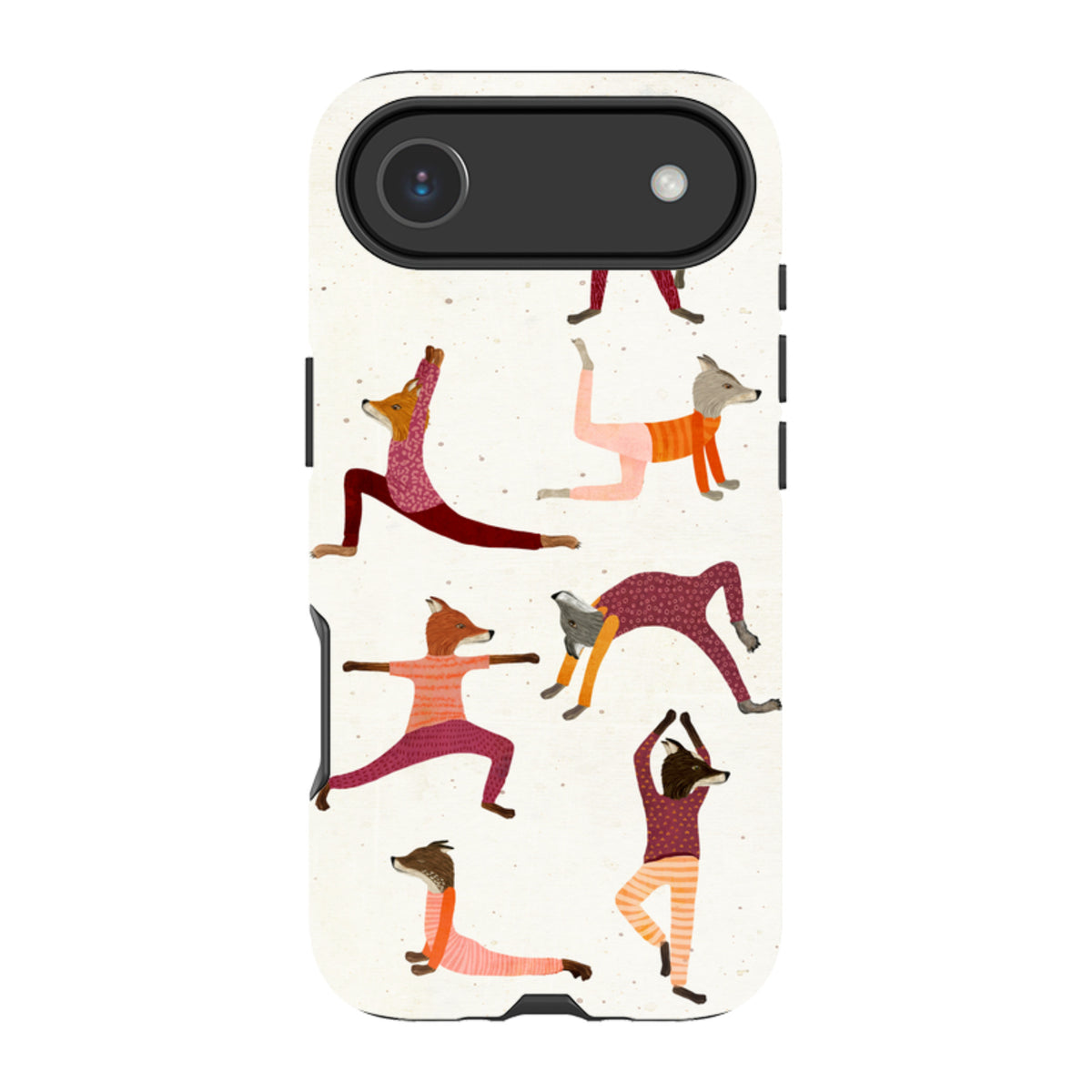 iPhone MagSafe Tough Case - Fox Yoga By Katherine Quinn