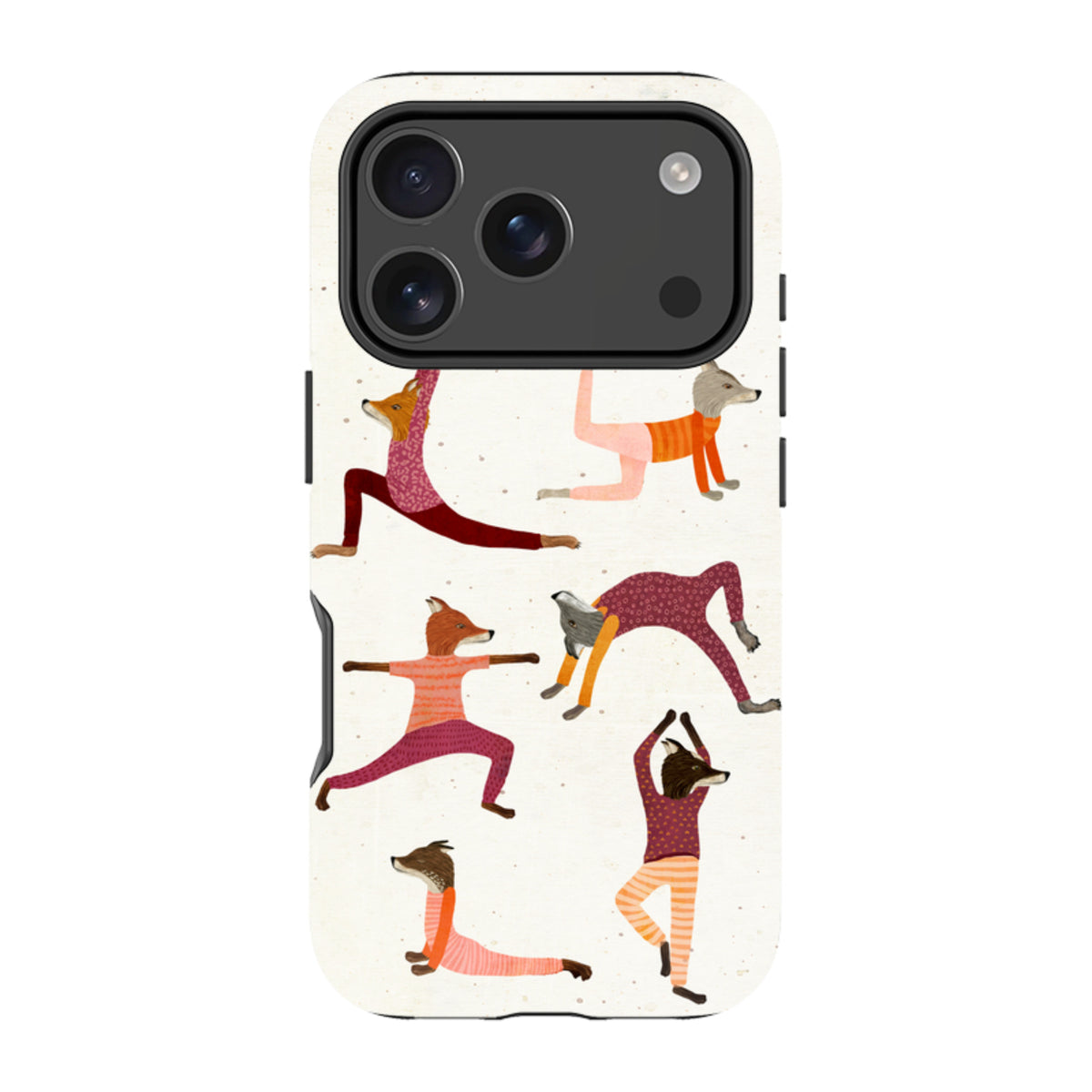 iPhone MagSafe Tough Case - Fox Yoga By Katherine Quinn