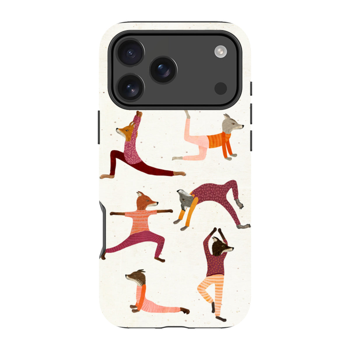 iPhone MagSafe Tough Case - Fox Yoga By Katherine Quinn