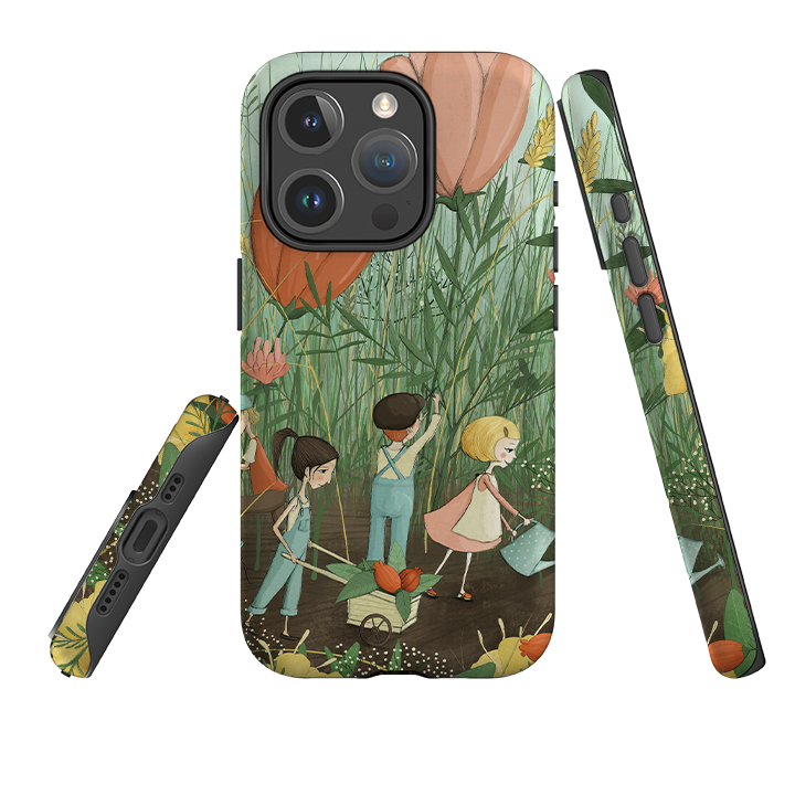 iPhone MagSafe Tough Case - Garden Day By Maja Lindberg