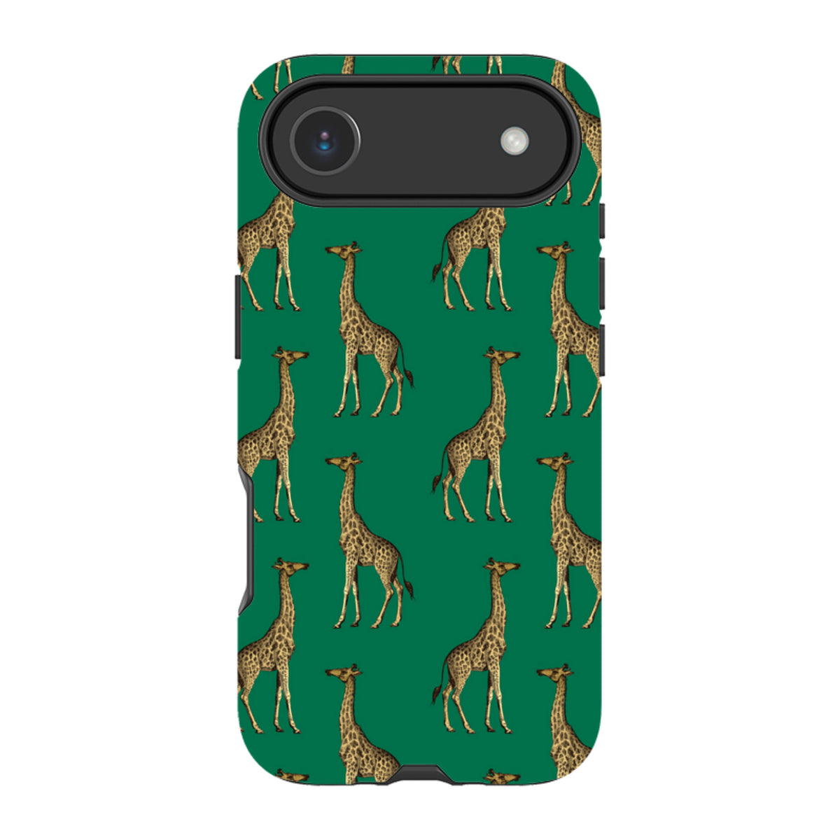 iPhone MagSafe Tough Case - Giraffe On Green