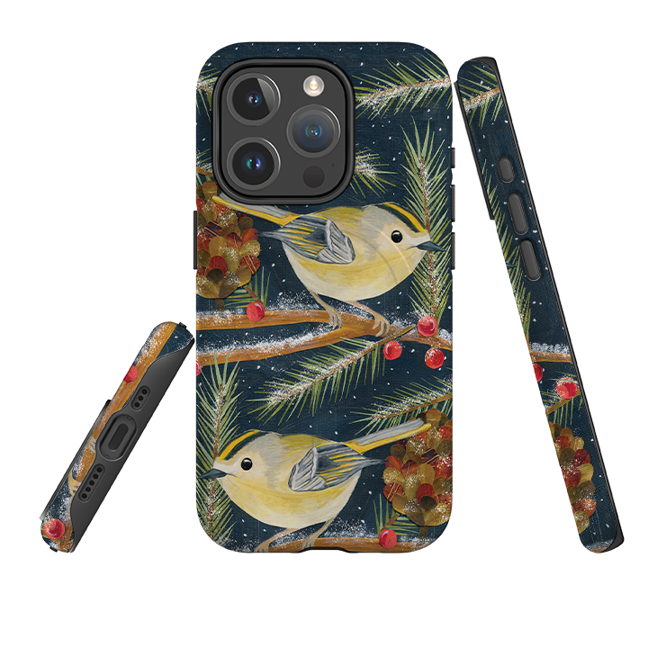 iPhone MagSafe Tough Case - Goldcrest By Tracey English