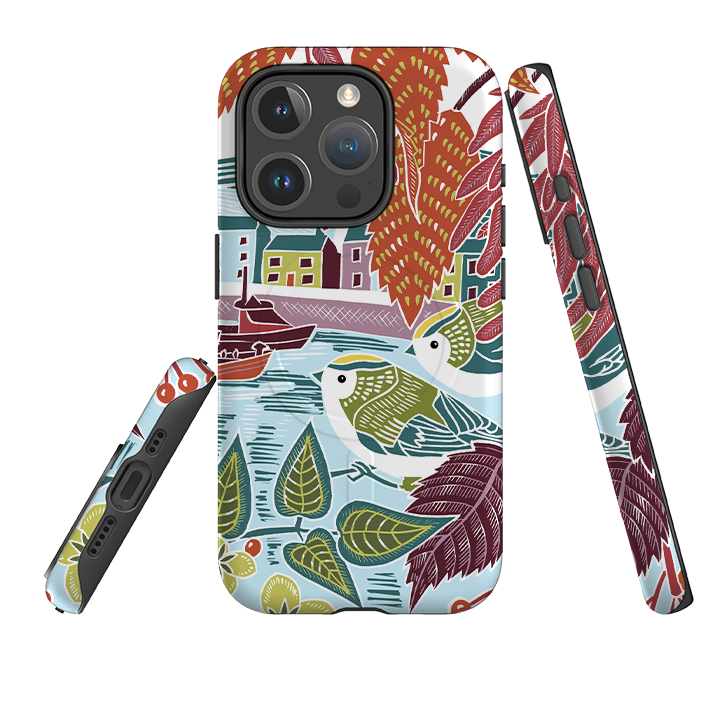 iPhone MagSafe Tough Case - Goldcrests Harbour By Kate heiss