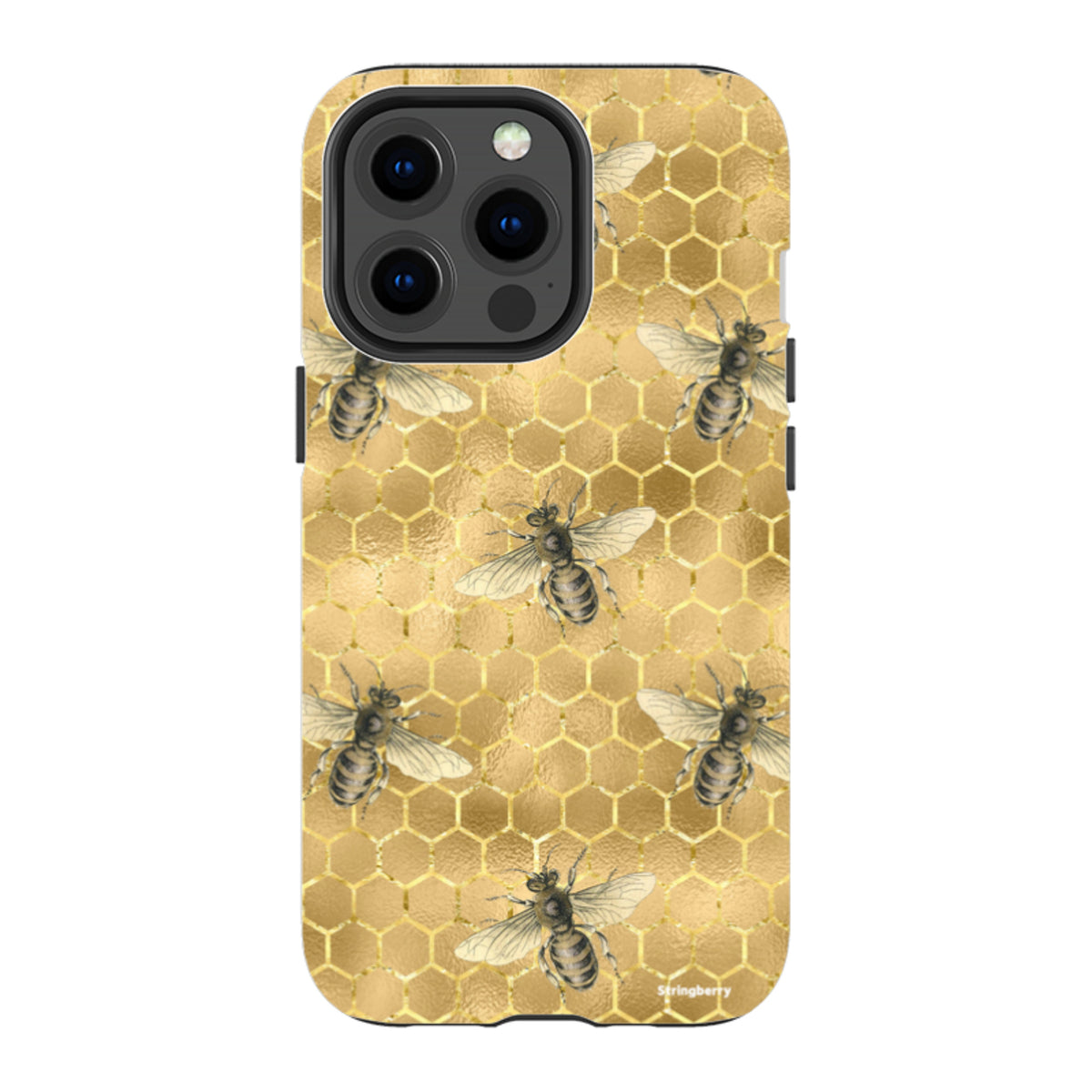 iPhone MagSafe Tough Case - Golden Bees