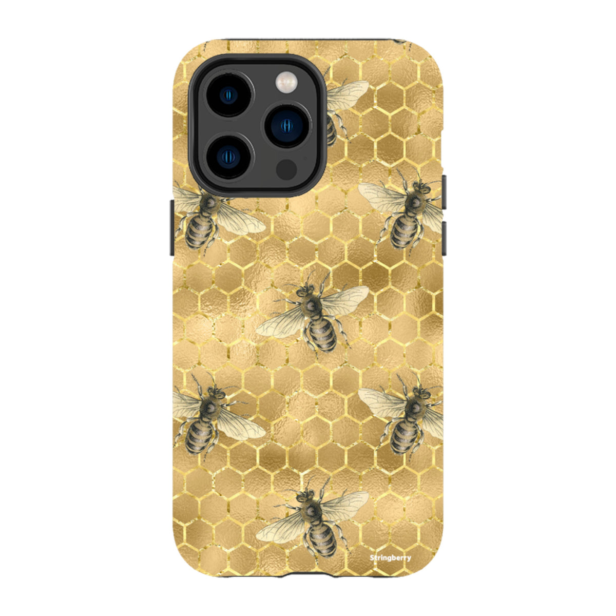 iPhone MagSafe Tough Case - Golden Bees