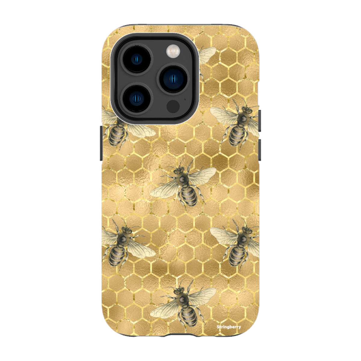 iPhone MagSafe Tough Case - Golden Bees
