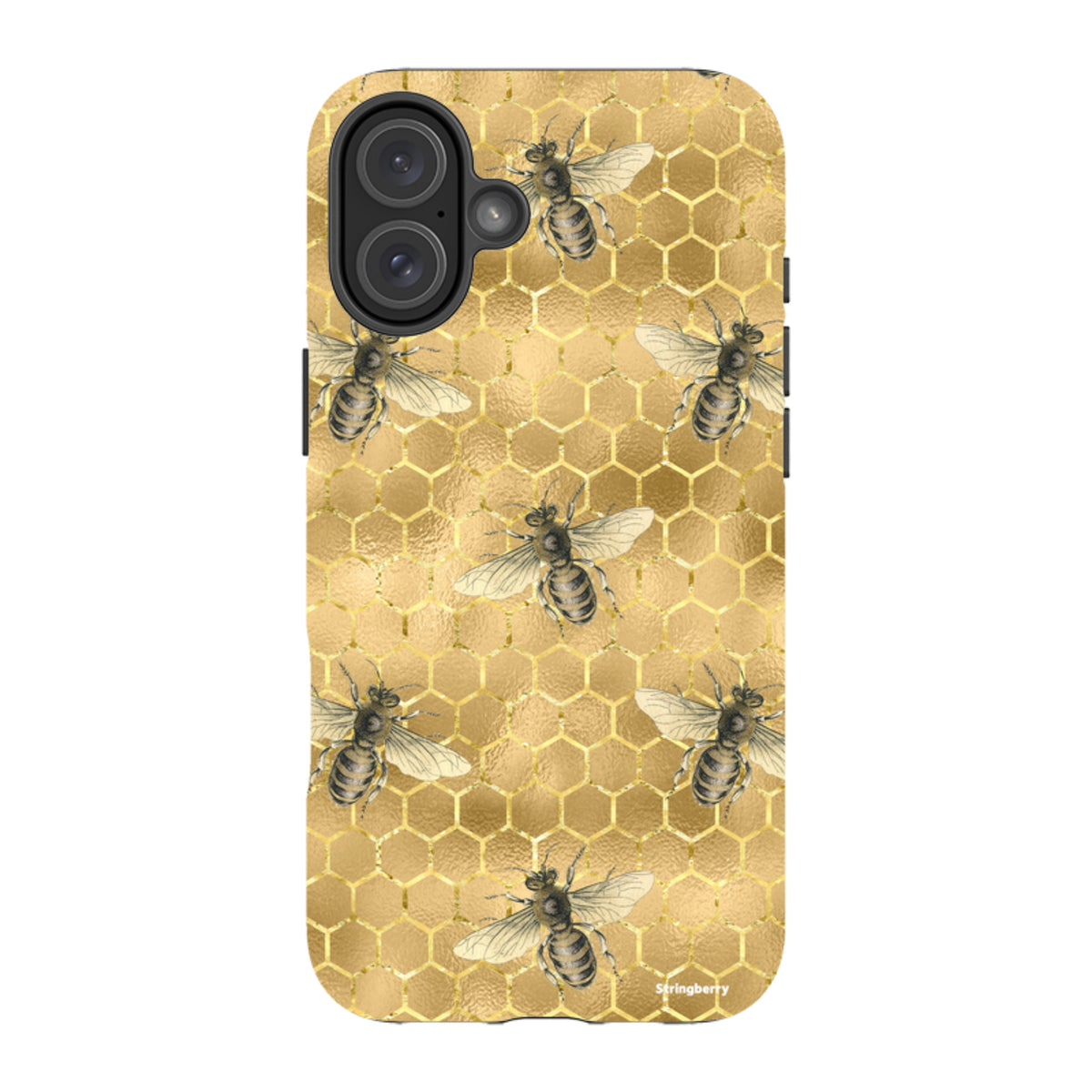 iPhone MagSafe Tough Case - Golden Bees