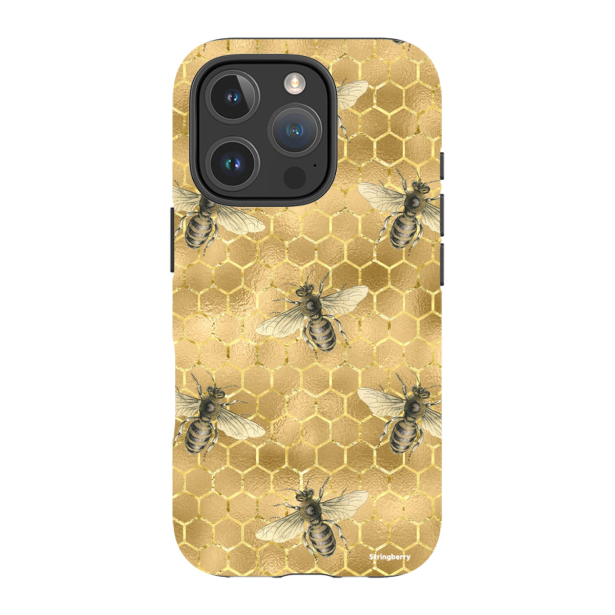 iPhone MagSafe Tough Case - Golden Bees
