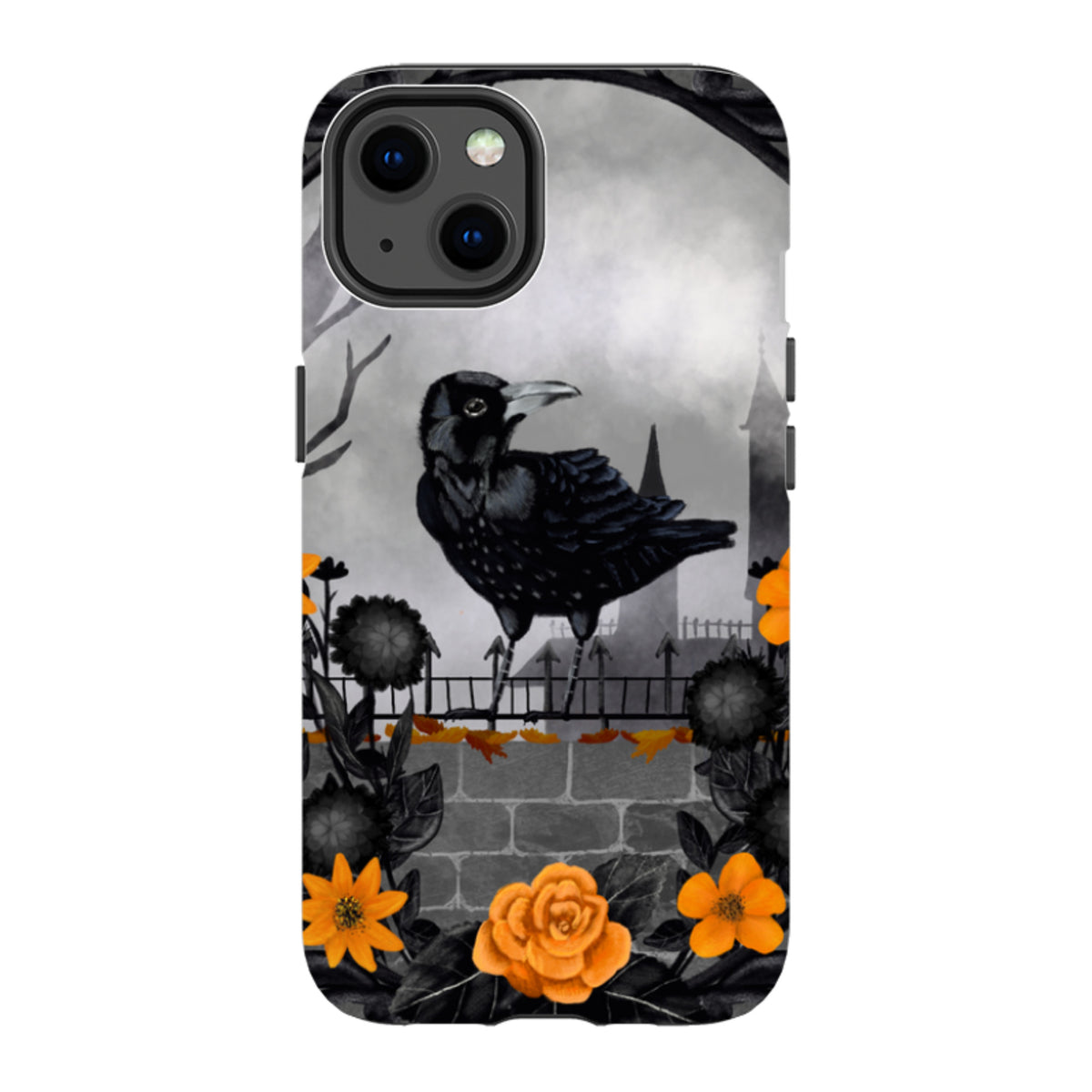 iPhone MagSafe Tough Case - Gothic Crow By Abby Jacobs