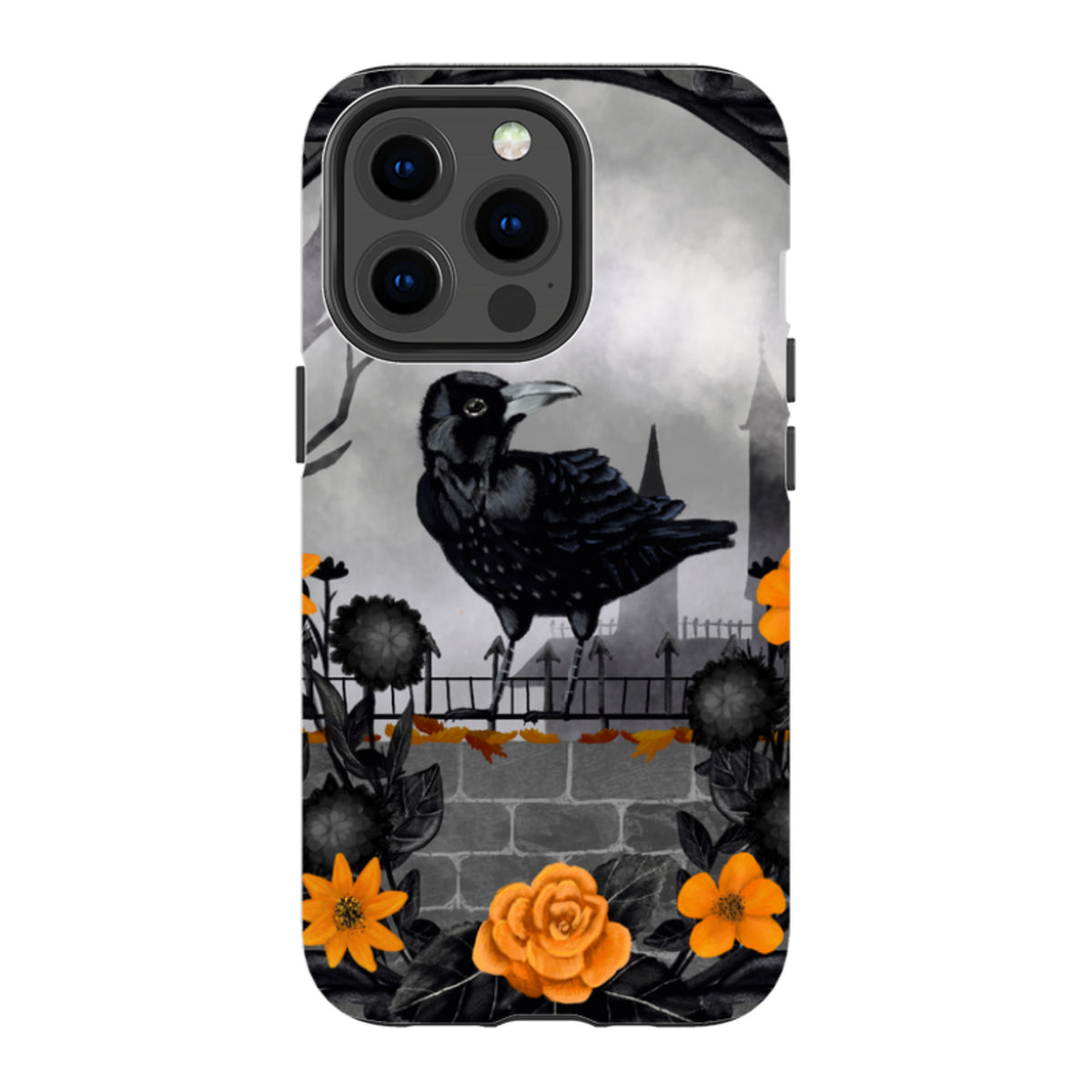 iPhone MagSafe Tough Case - Gothic Crow By Abby Jacobs