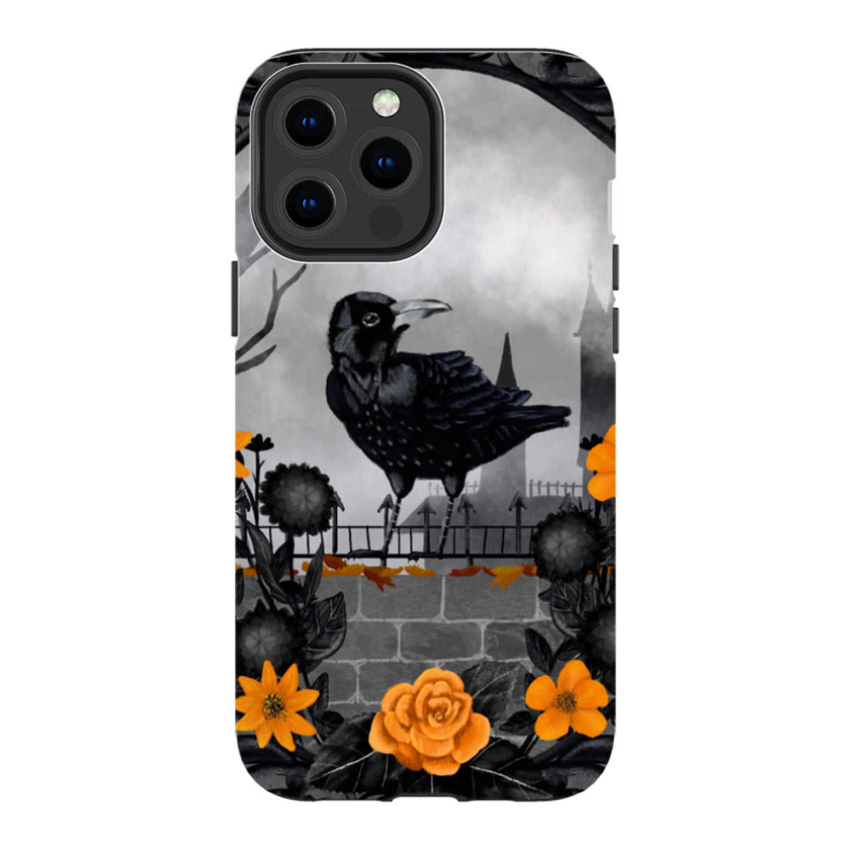 iPhone MagSafe Tough Case - Gothic Crow By Abby Jacobs