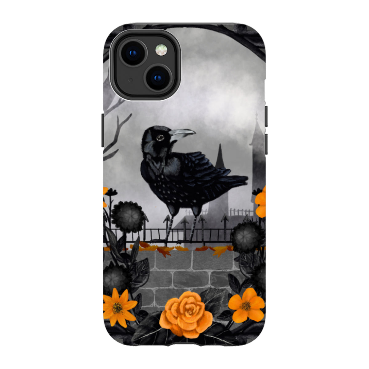 iPhone MagSafe Tough Case - Gothic Crow By Abby Jacobs