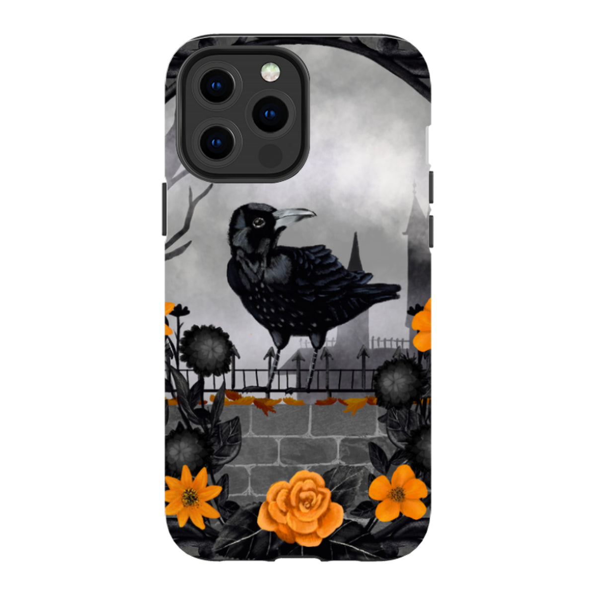 iPhone MagSafe Tough Case - Gothic Crow By Abby Jacobs