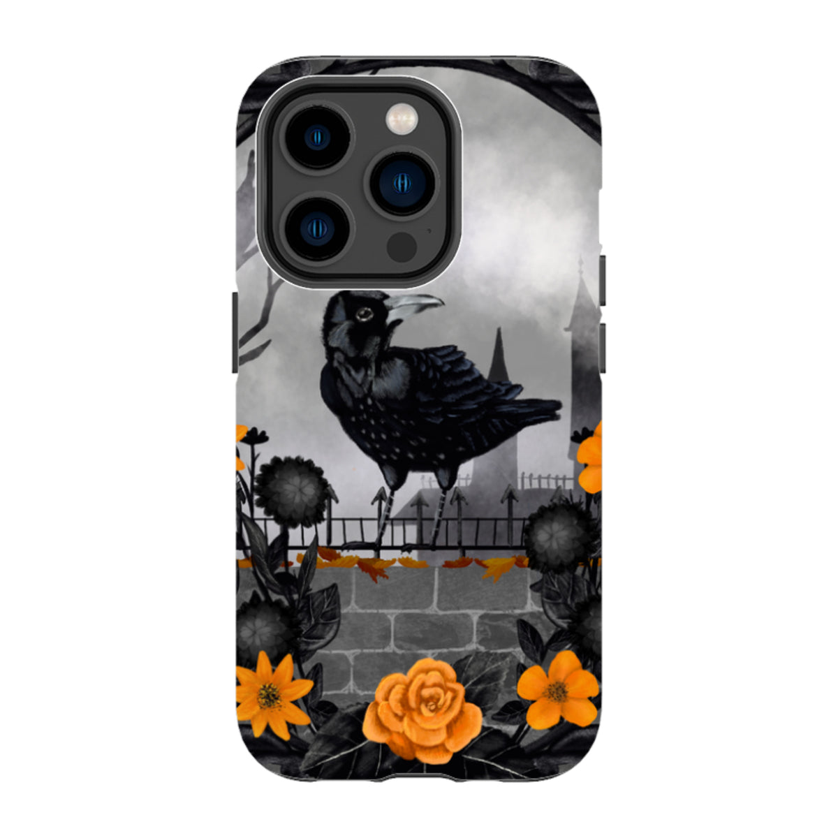 iPhone MagSafe Tough Case - Gothic Crow By Abby Jacobs
