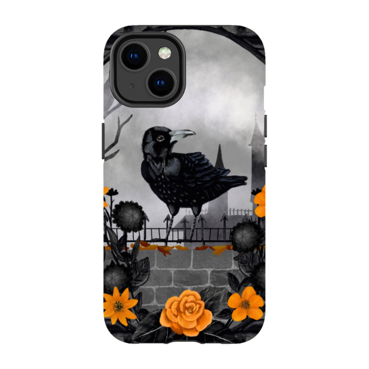 iPhone MagSafe Tough Case - Gothic Crow By Abby Jacobs