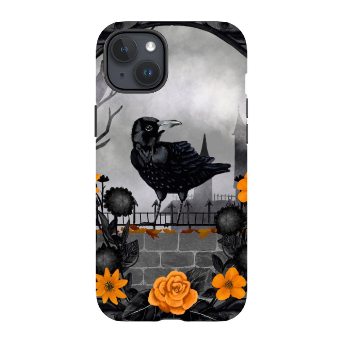 iPhone MagSafe Tough Case - Gothic Crow By Abby Jacobs