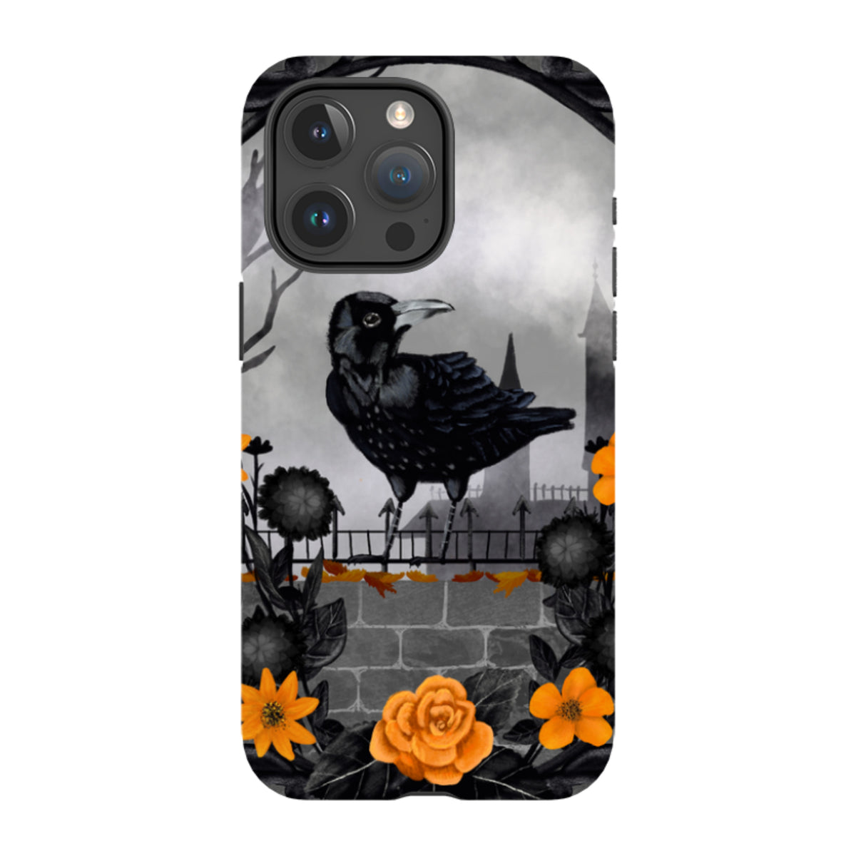 iPhone MagSafe Tough Case - Gothic Crow By Abby Jacobs