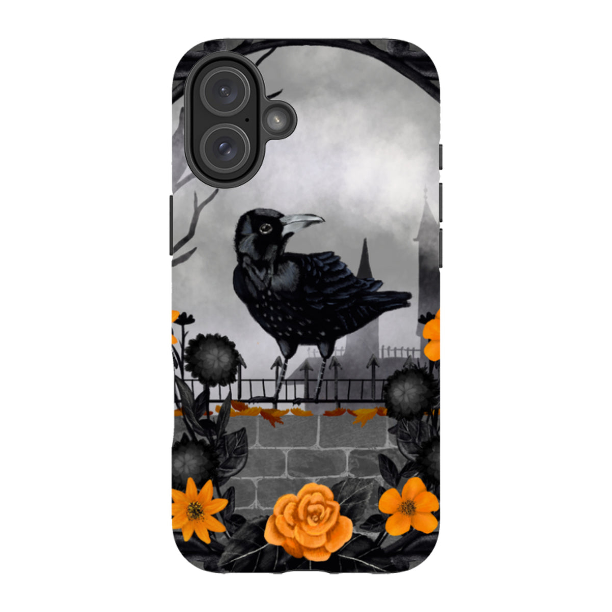 iPhone MagSafe Tough Case - Gothic Crow By Abby Jacobs